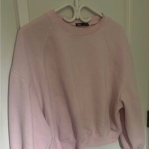 Zara Light Pink Sweatshirt